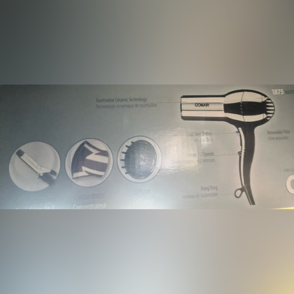 Conair hairdryer new inbox - Picture 3 of 4
